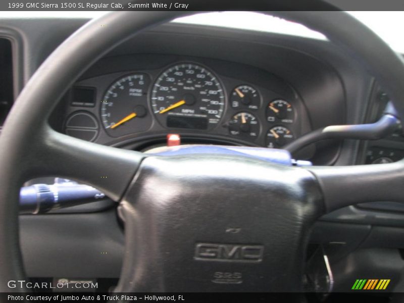 Summit White / Gray 1999 GMC Sierra 1500 SL Regular Cab