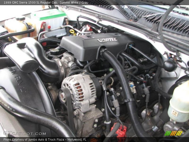  1999 Sierra 1500 SL Regular Cab Engine - 4.8 Liter OHV 16-Valve Vortec V8