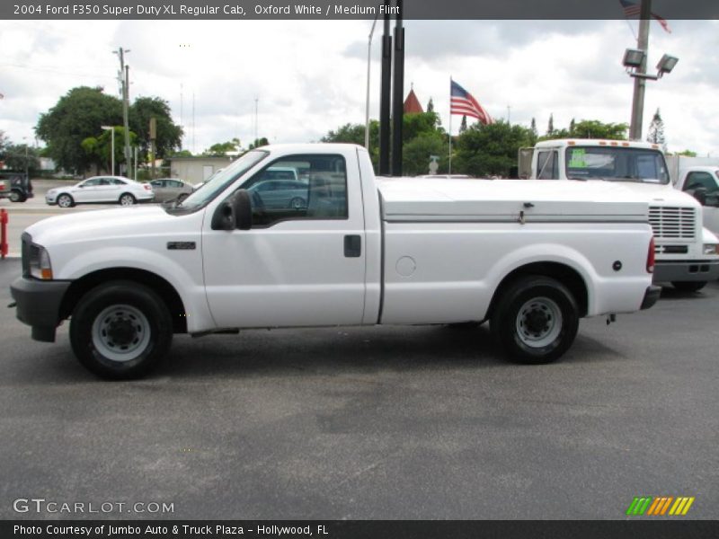 Oxford White / Medium Flint 2004 Ford F350 Super Duty XL Regular Cab