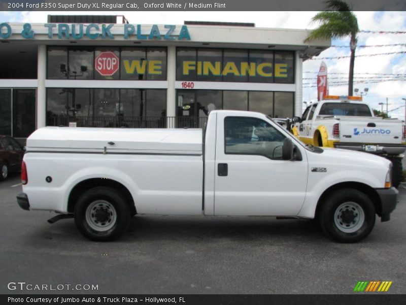 Oxford White / Medium Flint 2004 Ford F350 Super Duty XL Regular Cab
