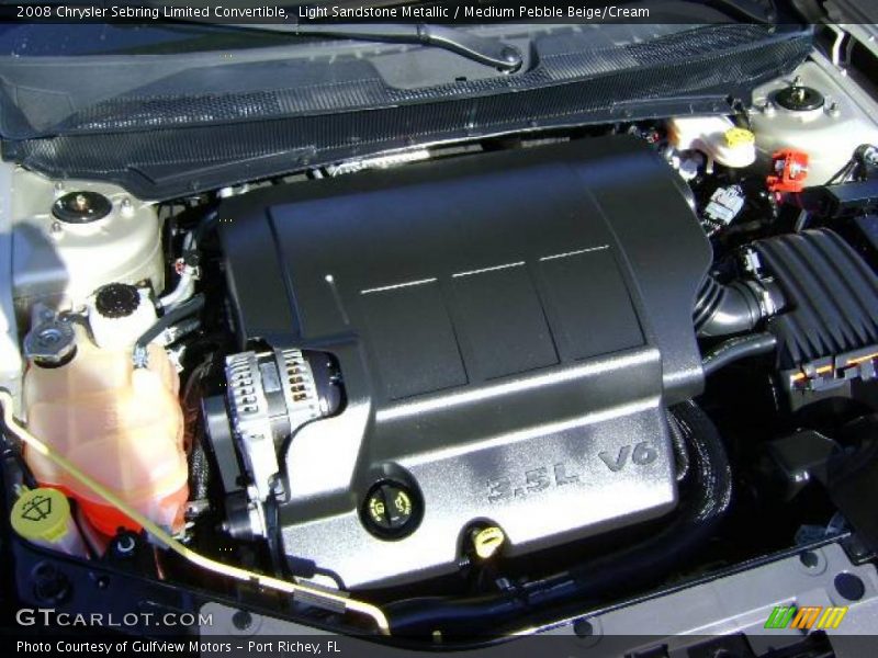 Light Sandstone Metallic / Medium Pebble Beige/Cream 2008 Chrysler Sebring Limited Convertible