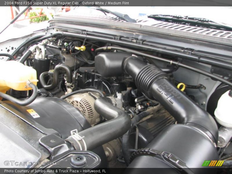 Oxford White / Medium Flint 2004 Ford F350 Super Duty XL Regular Cab