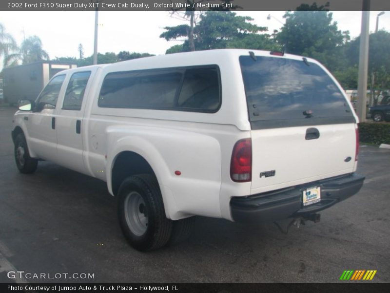 Oxford White / Medium Flint 2002 Ford F350 Super Duty XLT Crew Cab Dually