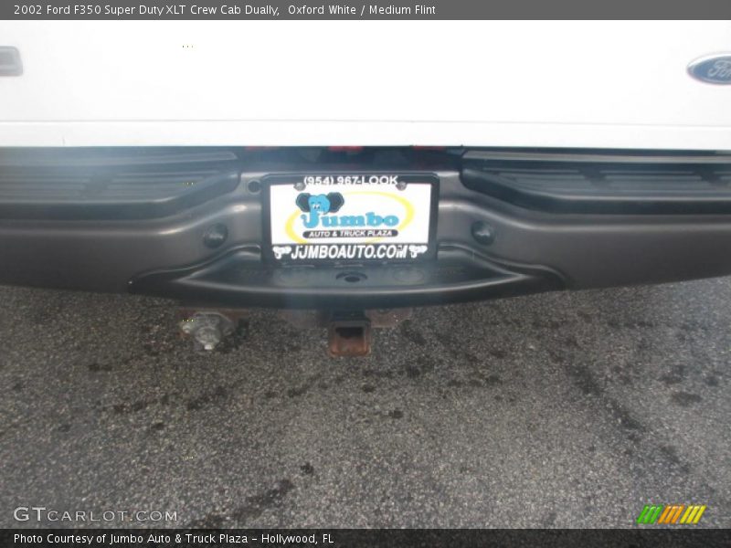 Oxford White / Medium Flint 2002 Ford F350 Super Duty XLT Crew Cab Dually