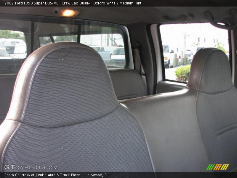 Oxford White / Medium Flint 2002 Ford F350 Super Duty XLT Crew Cab Dually