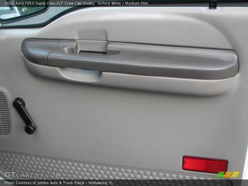 Oxford White / Medium Flint 2002 Ford F350 Super Duty XLT Crew Cab Dually
