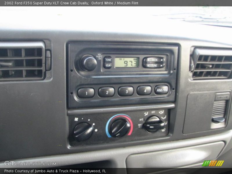 Oxford White / Medium Flint 2002 Ford F350 Super Duty XLT Crew Cab Dually