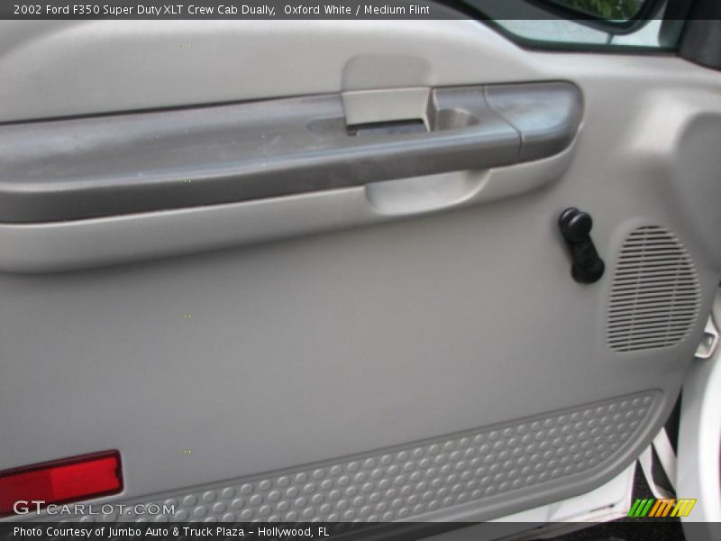Oxford White / Medium Flint 2002 Ford F350 Super Duty XLT Crew Cab Dually