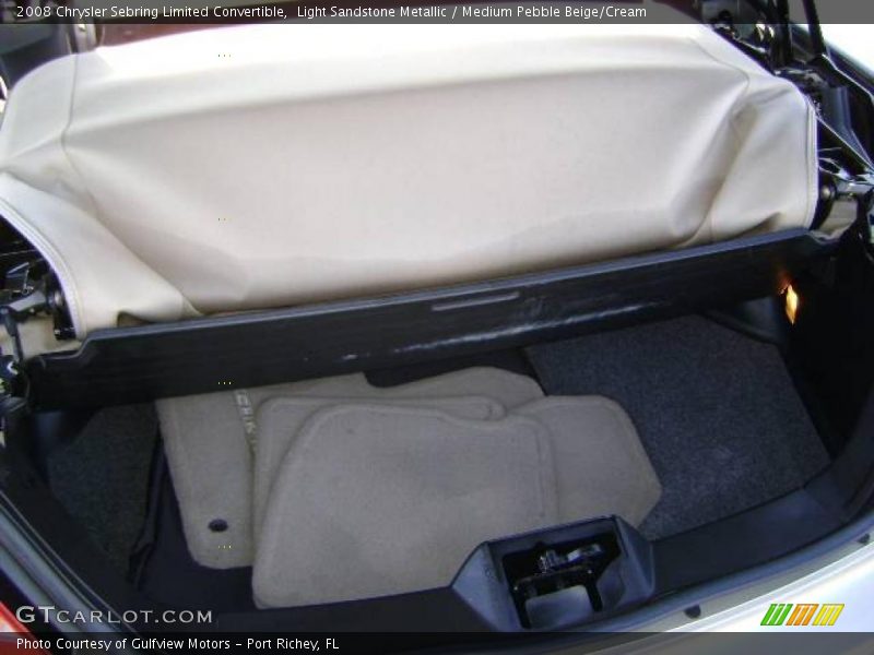 Light Sandstone Metallic / Medium Pebble Beige/Cream 2008 Chrysler Sebring Limited Convertible