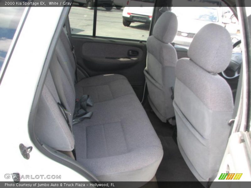White / Gray 2000 Kia Sportage EX