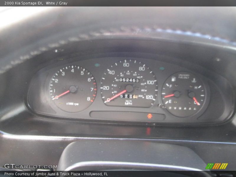 White / Gray 2000 Kia Sportage EX