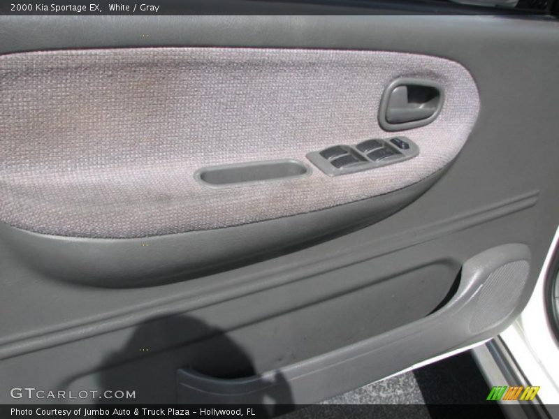 White / Gray 2000 Kia Sportage EX