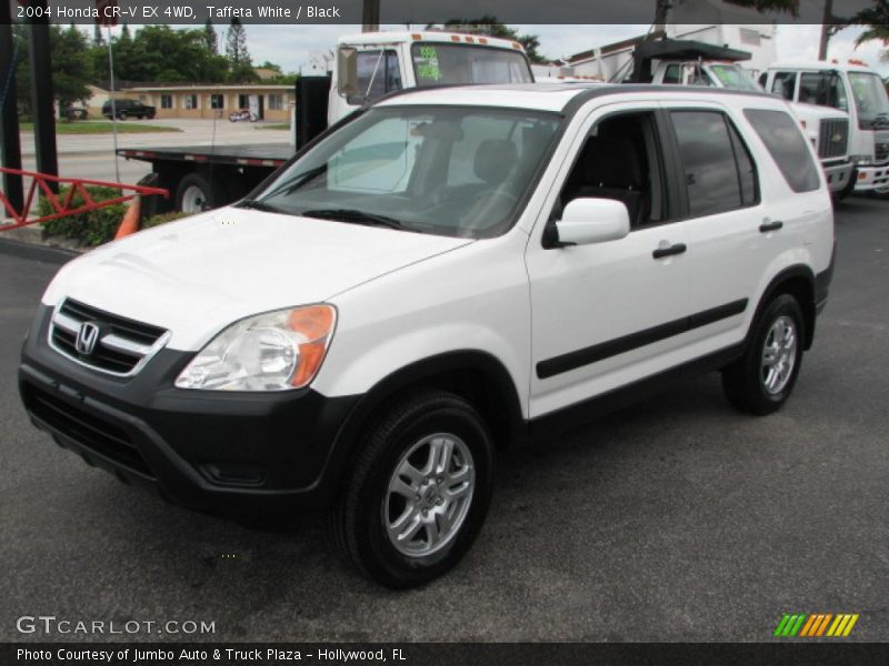 Taffeta White / Black 2004 Honda CR-V EX 4WD
