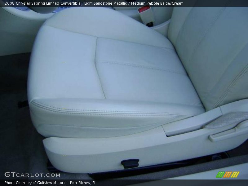 Light Sandstone Metallic / Medium Pebble Beige/Cream 2008 Chrysler Sebring Limited Convertible