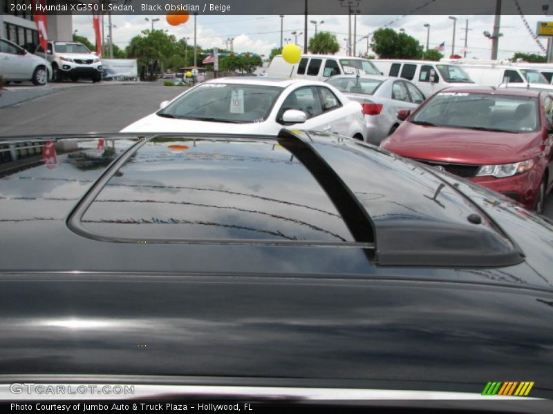 Sunroof of 2004 XG350 L Sedan