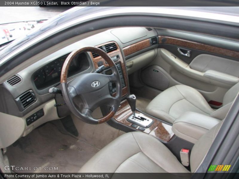 Beige Interior - 2004 XG350 L Sedan 