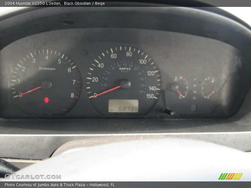  2004 XG350 L Sedan L Sedan Gauges