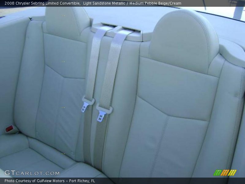 Light Sandstone Metallic / Medium Pebble Beige/Cream 2008 Chrysler Sebring Limited Convertible