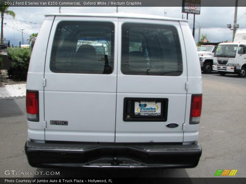 Oxford White / Medium Graphite 2001 Ford E Series Van E150 Commercial