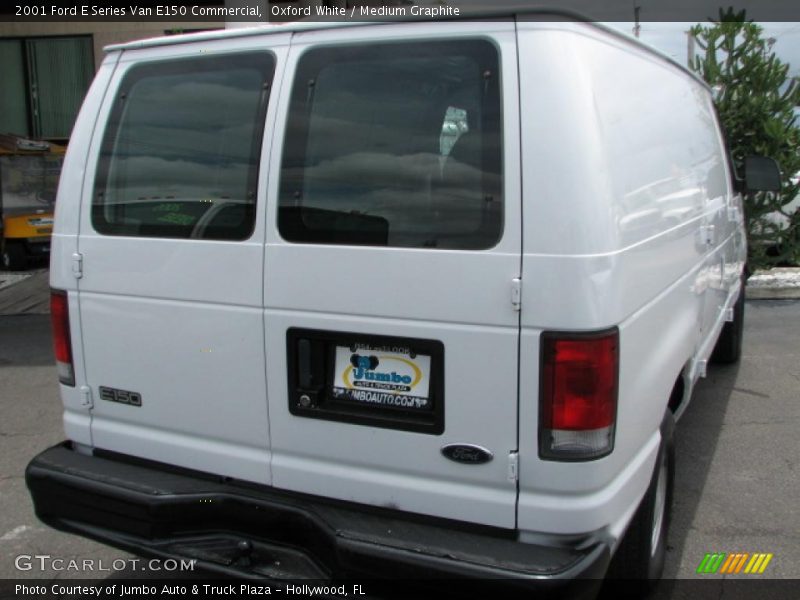 Oxford White / Medium Graphite 2001 Ford E Series Van E150 Commercial