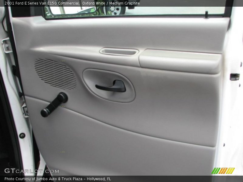 Oxford White / Medium Graphite 2001 Ford E Series Van E150 Commercial