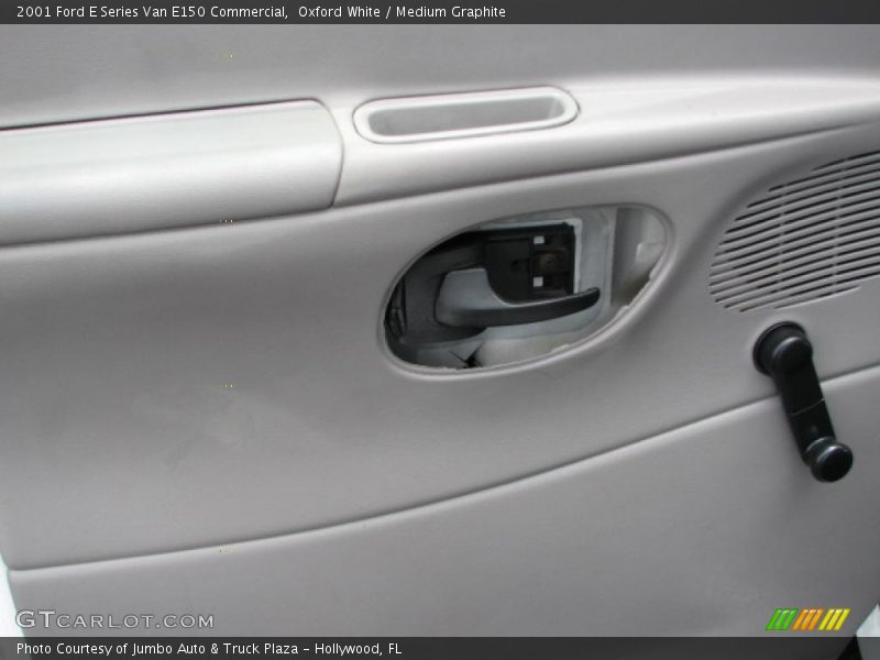 Oxford White / Medium Graphite 2001 Ford E Series Van E150 Commercial