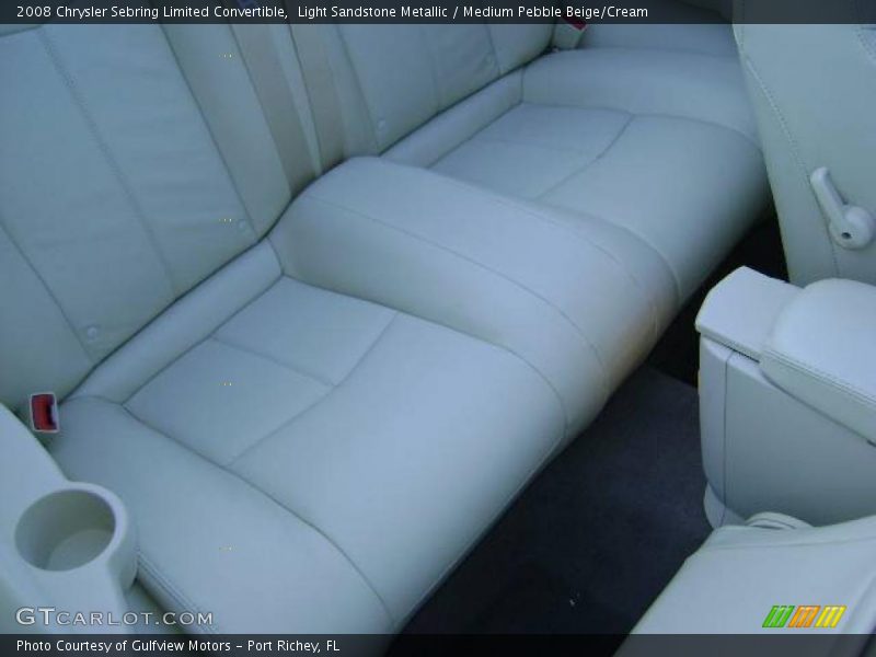 Light Sandstone Metallic / Medium Pebble Beige/Cream 2008 Chrysler Sebring Limited Convertible