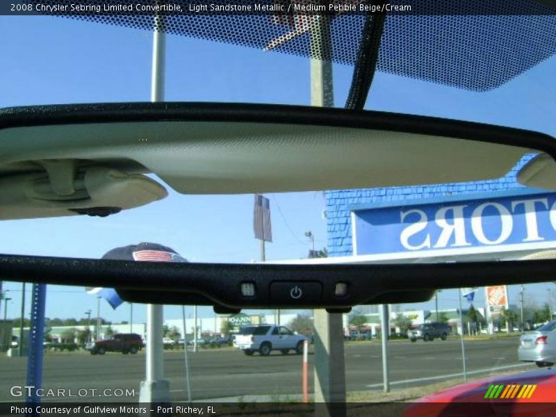 Light Sandstone Metallic / Medium Pebble Beige/Cream 2008 Chrysler Sebring Limited Convertible