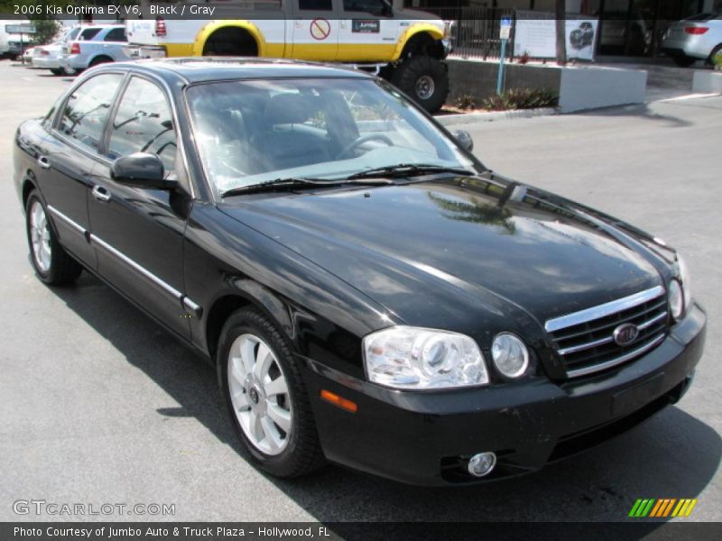 Black / Gray 2006 Kia Optima EX V6