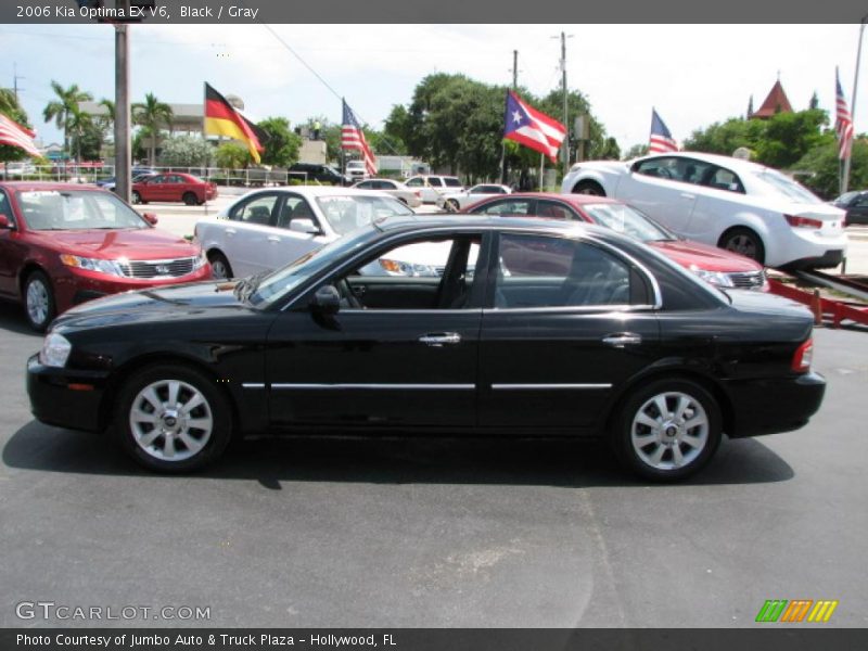 Black / Gray 2006 Kia Optima EX V6
