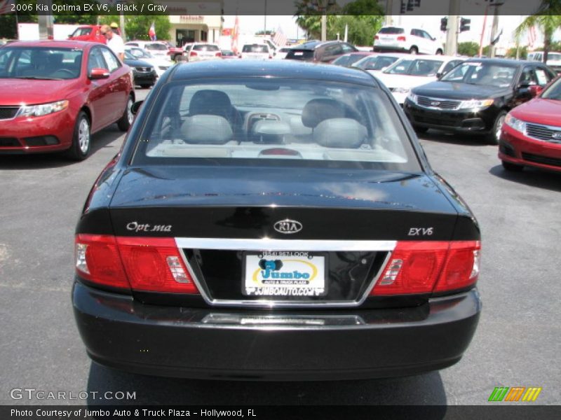 Black / Gray 2006 Kia Optima EX V6