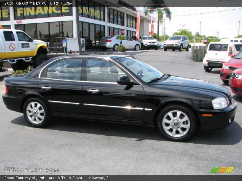 Black / Gray 2006 Kia Optima EX V6