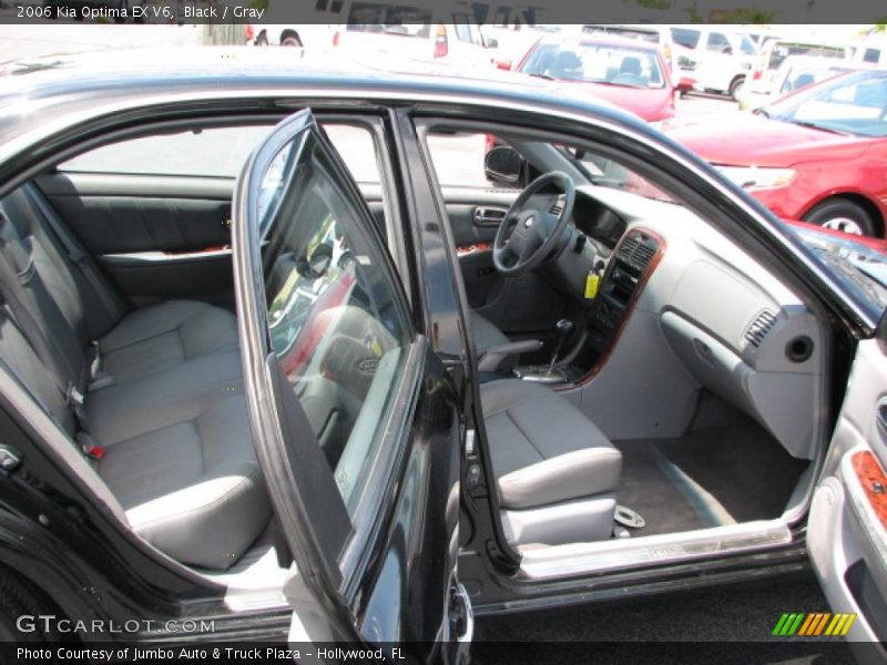 Black / Gray 2006 Kia Optima EX V6
