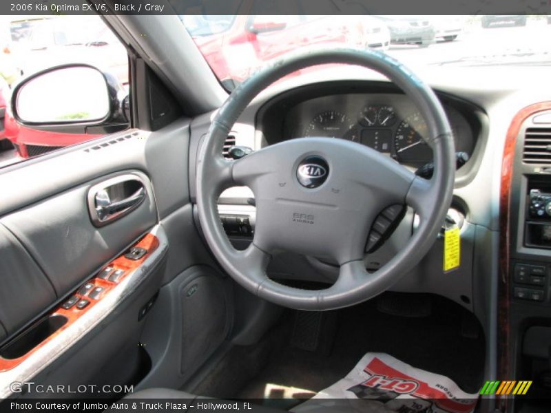 Black / Gray 2006 Kia Optima EX V6