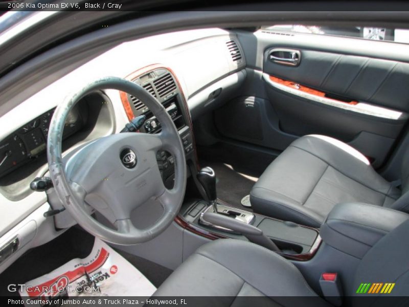  2006 Optima EX V6 Gray Interior