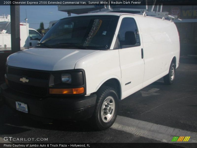Summit White / Medium Dark Pewter 2005 Chevrolet Express 2500 Extended Commercial Van