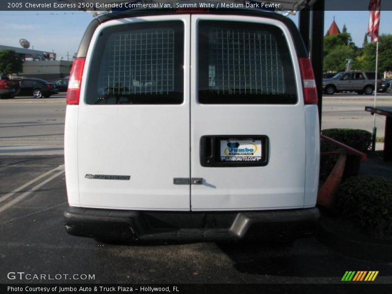 Summit White / Medium Dark Pewter 2005 Chevrolet Express 2500 Extended Commercial Van