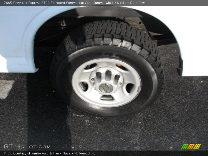 Summit White / Medium Dark Pewter 2005 Chevrolet Express 2500 Extended Commercial Van