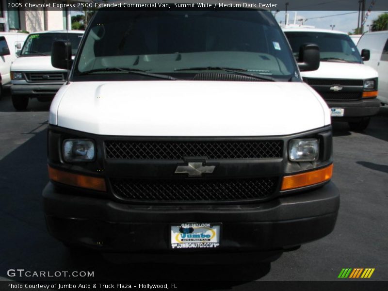 Summit White / Medium Dark Pewter 2005 Chevrolet Express 2500 Extended Commercial Van