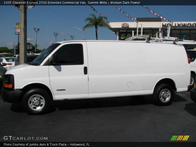 Summit White / Medium Dark Pewter 2005 Chevrolet Express 2500 Extended Commercial Van