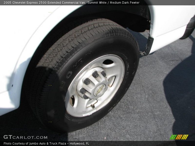 Summit White / Medium Dark Pewter 2005 Chevrolet Express 2500 Extended Commercial Van