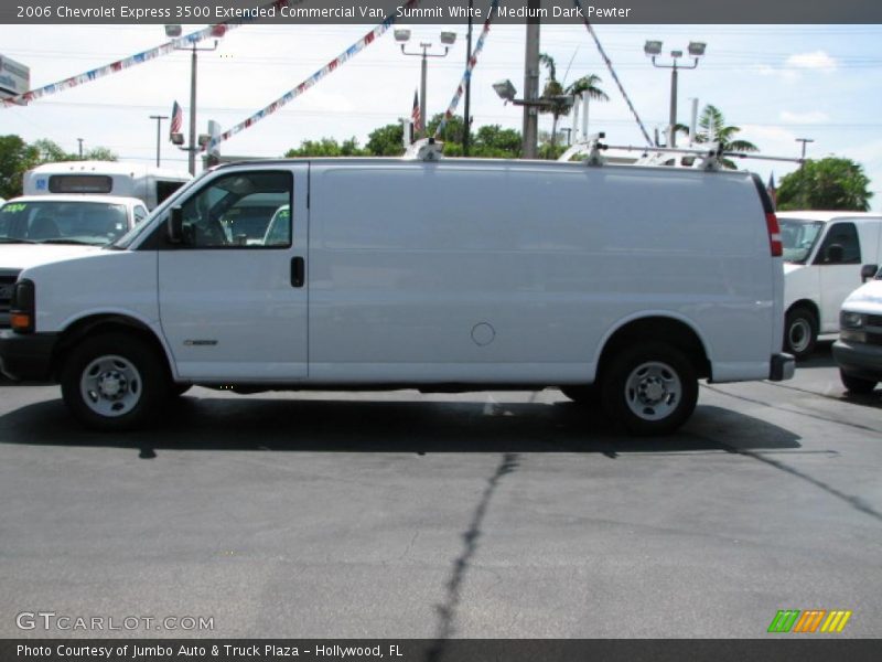 Summit White / Medium Dark Pewter 2006 Chevrolet Express 3500 Extended Commercial Van