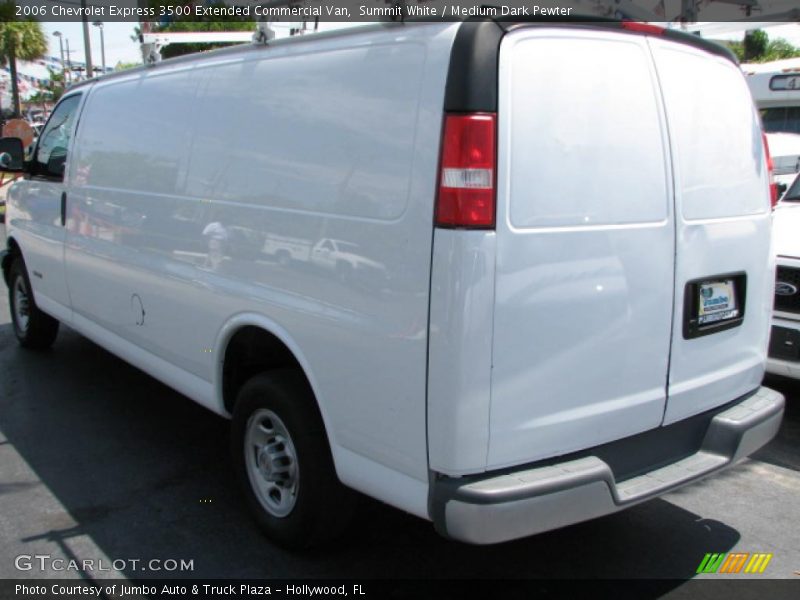Summit White / Medium Dark Pewter 2006 Chevrolet Express 3500 Extended Commercial Van