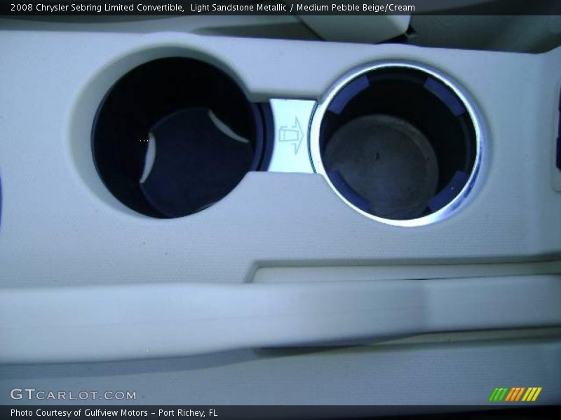 Light Sandstone Metallic / Medium Pebble Beige/Cream 2008 Chrysler Sebring Limited Convertible