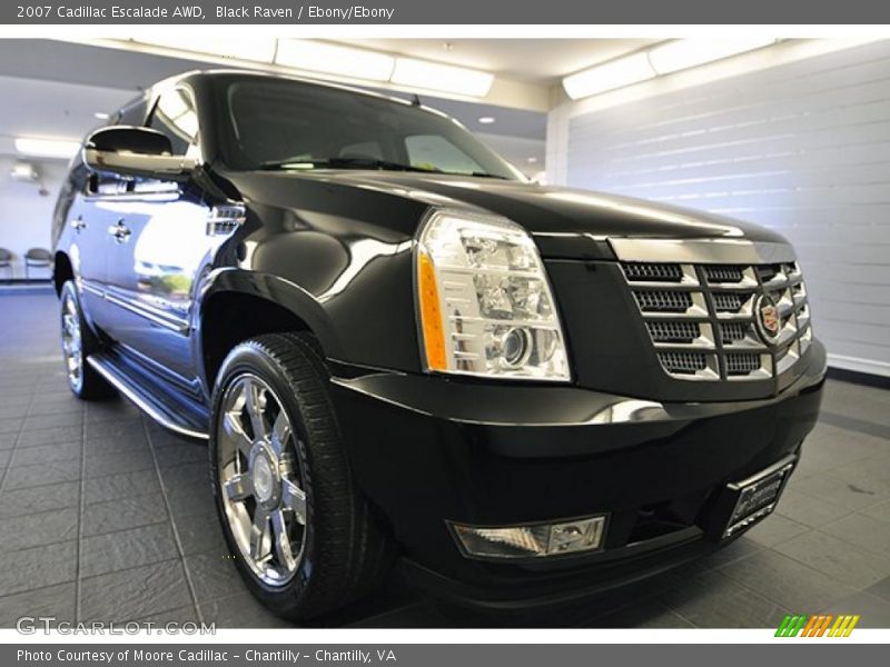 Black Raven / Ebony/Ebony 2007 Cadillac Escalade AWD