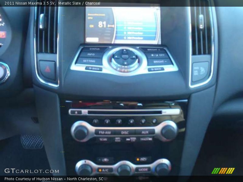 Metallic Slate / Charcoal 2011 Nissan Maxima 3.5 SV