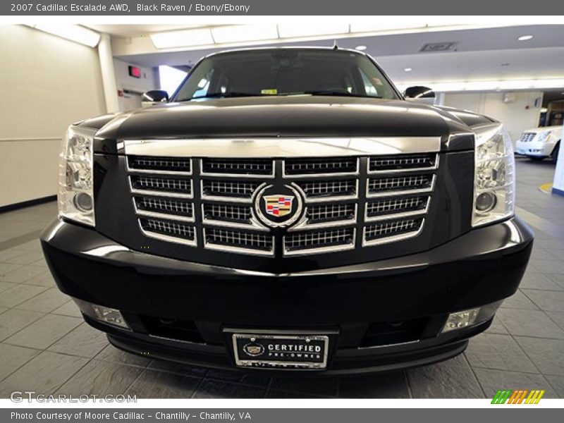 Black Raven / Ebony/Ebony 2007 Cadillac Escalade AWD