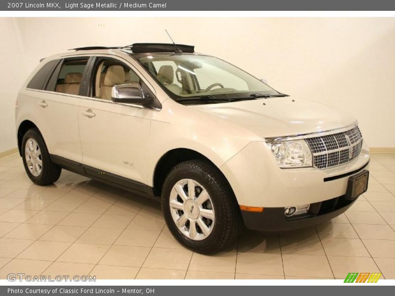 Light Sage Metallic / Medium Camel 2007 Lincoln MKX