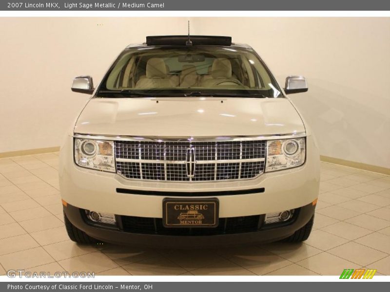 Light Sage Metallic / Medium Camel 2007 Lincoln MKX