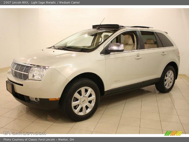 Light Sage Metallic / Medium Camel 2007 Lincoln MKX